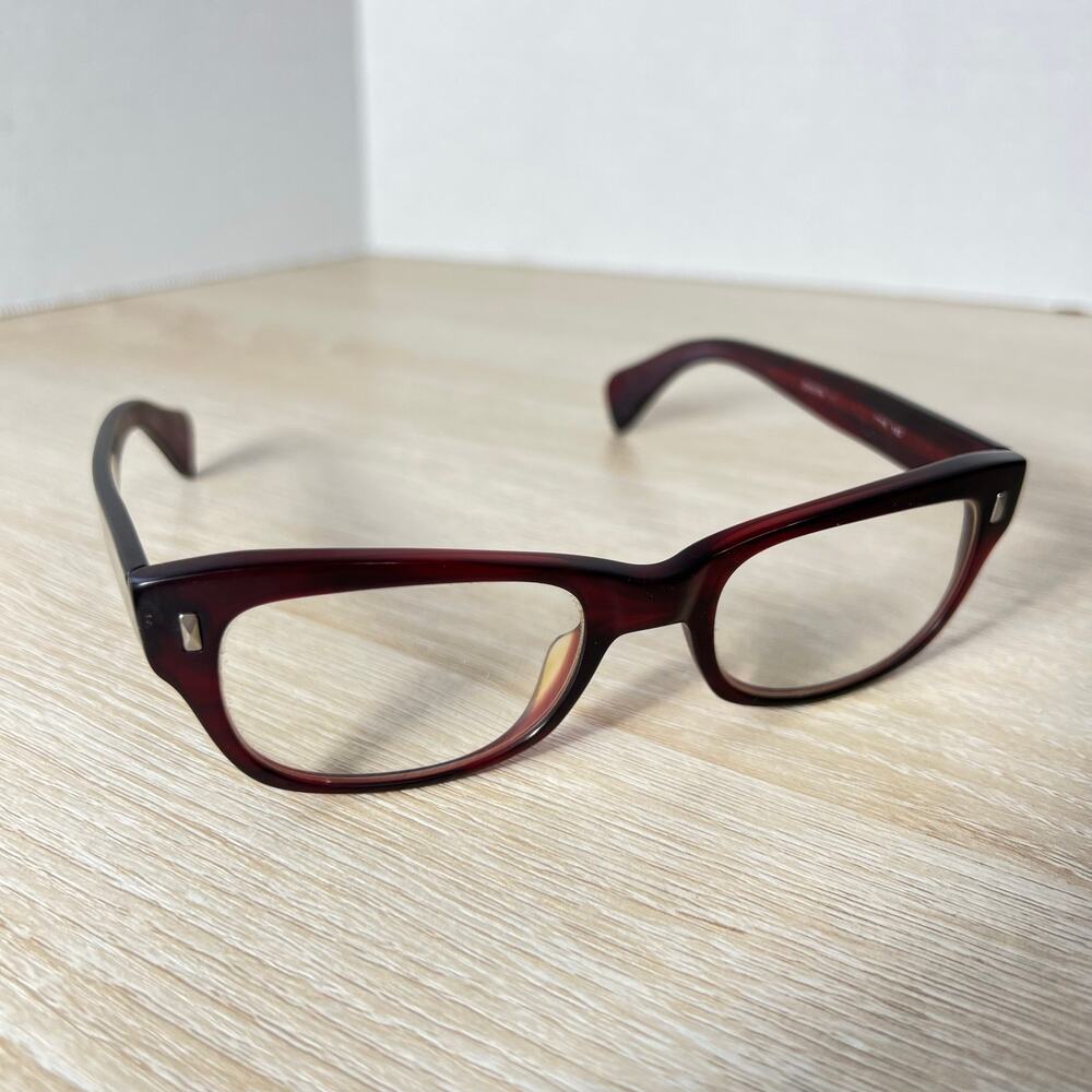 Oliver Peoples OV5174 1131 Wacks Eyeglasses Burgundy Frames Only 49-19-140